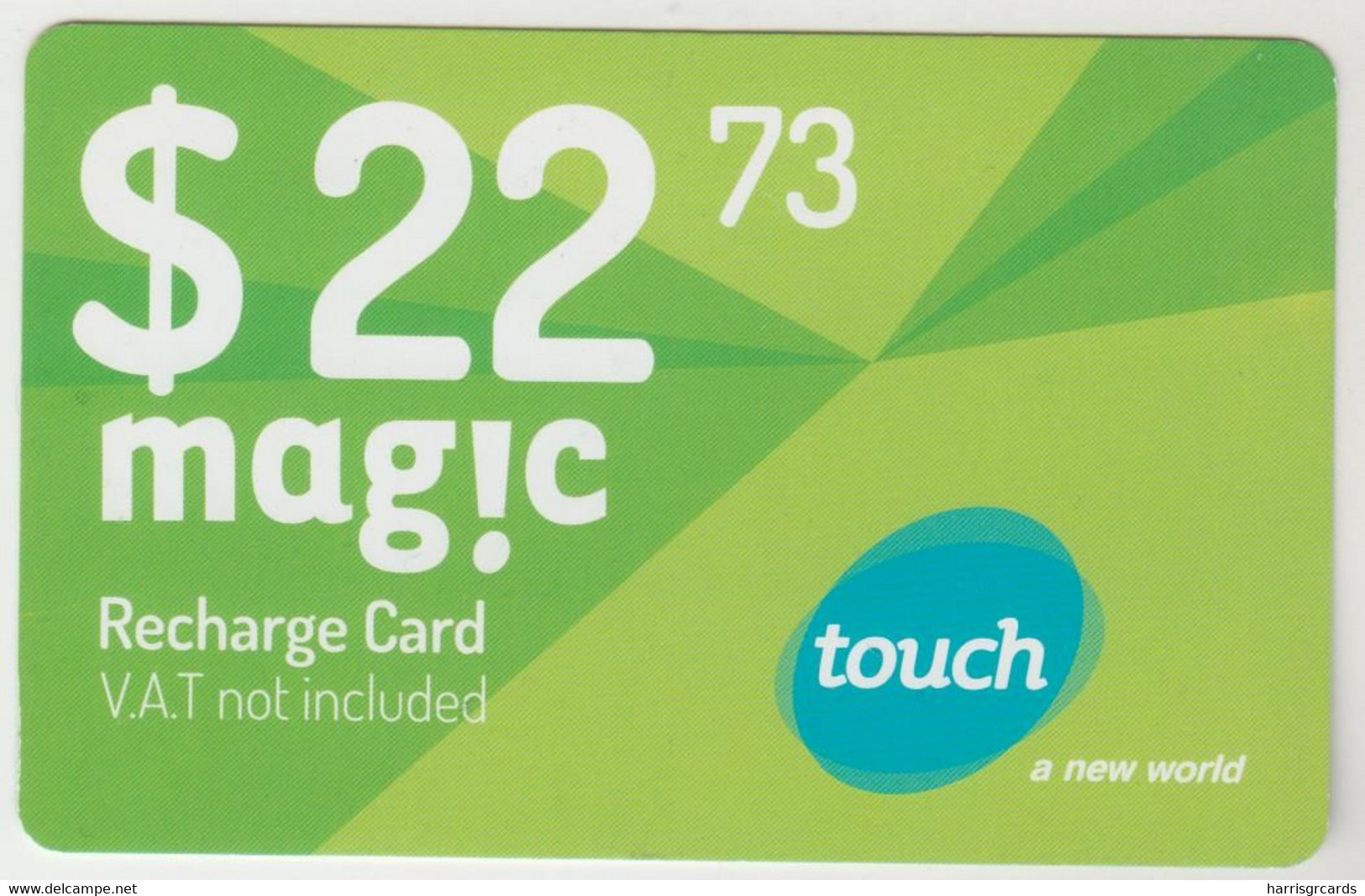 LEBANON - Mag!c , MTC Touch Recharge Card 22.73$, Exp.date 28/11/14, Used - Líbano