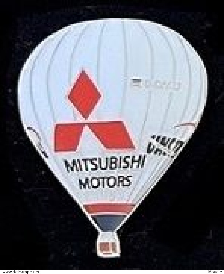 BALLON A AIR CHAUD  - MONTGOLFIERE - VOITURE MITSUBISHI MOTORS - CAR - LOGO - AUTOMOBILE - BALLOON - MONGOLFIERA - (32) - Airships