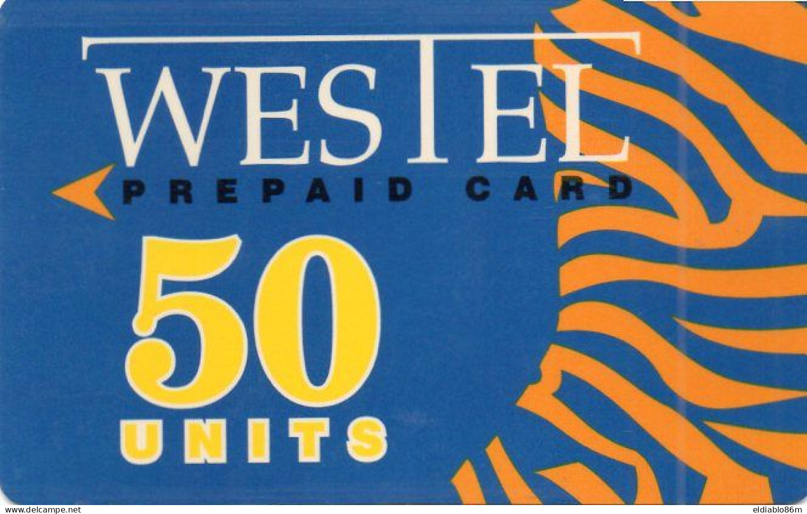 GHANA - PREPAID - WESTEL 50 UNITS - Ghana