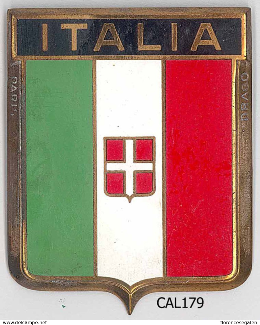 CAL179 - PLAQUE CALANDRE AUTO - ITALIA - Other & Unclassified