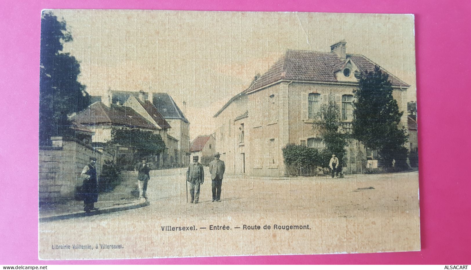 Villersexel , Route De Rougemont , Carte Toilée - Villersexel