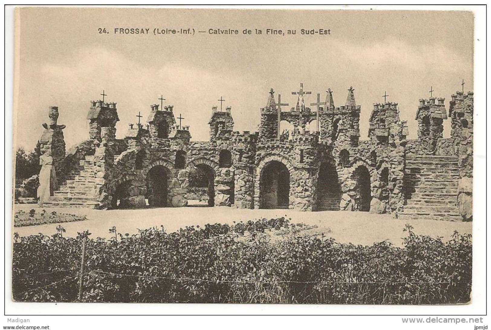 44 - FROSSAY (Loire-Inf.) - Calvaire De La Fine, Au Sud-Est - Ed. F. Chapeau N° 24 - Frossay