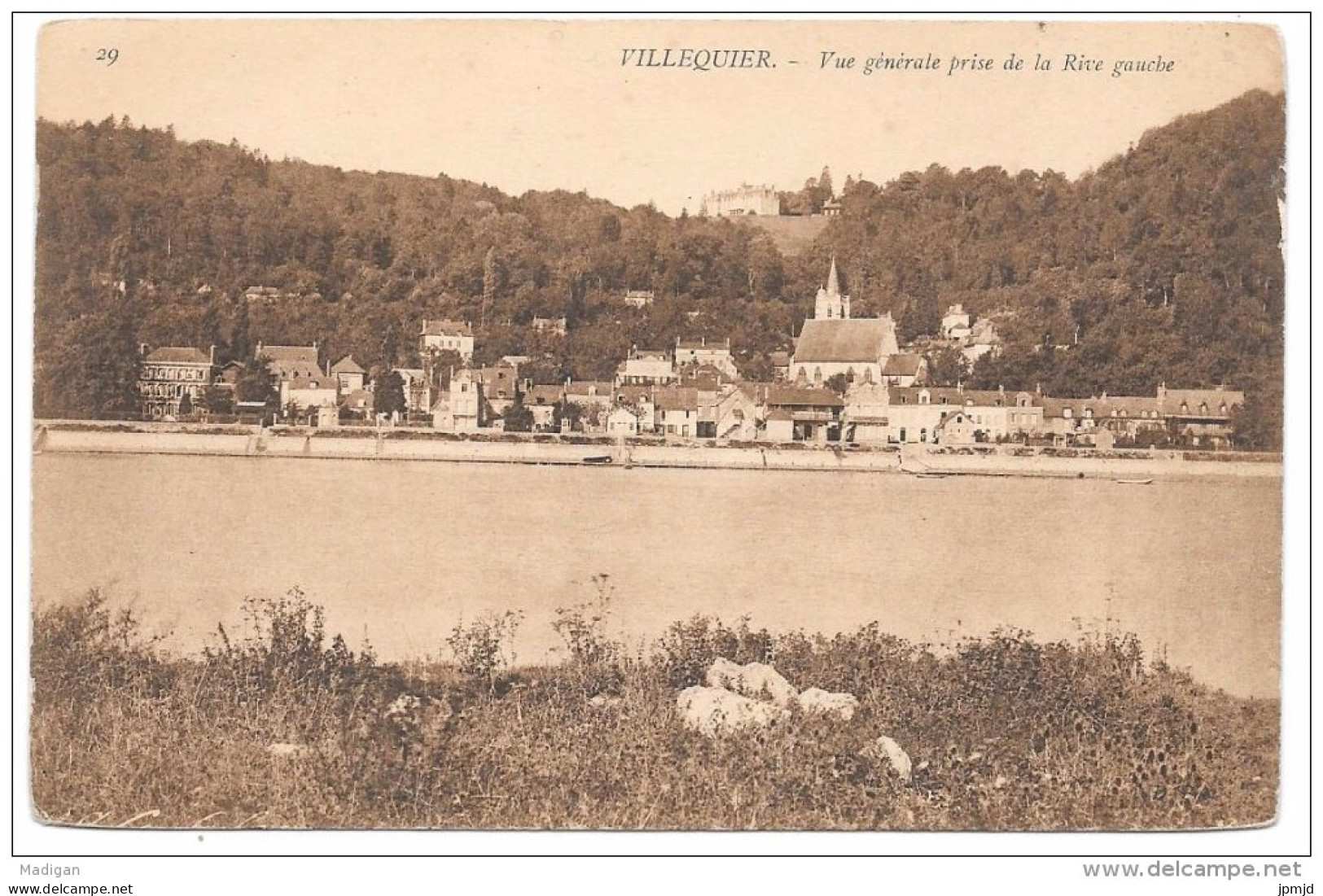 76 - VILLEQUIER - Vue Générale Prise De La Rive Gauche - Ed. P. VÉDIE N° 29 - Villequier