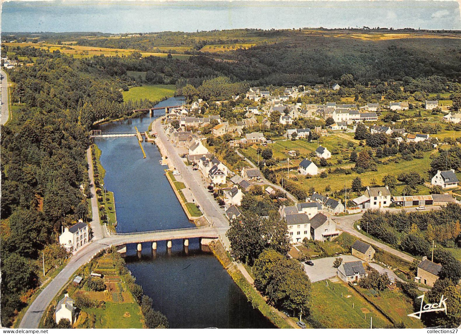 56-SAINT-NICOLAS-DES-EAUX- VUE AERIENNE - Sonstige & Ohne Zuordnung