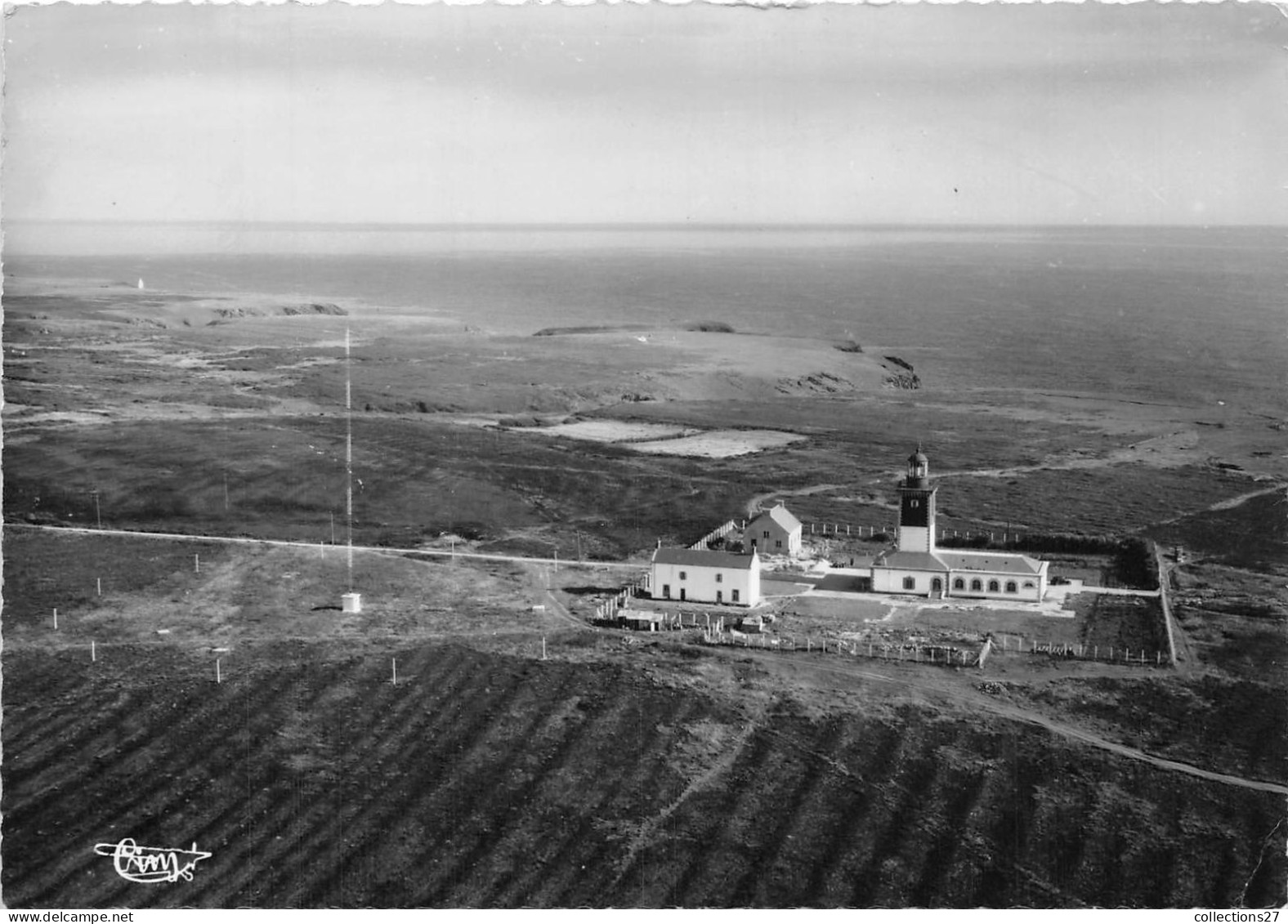 56-ILE-DE-GROIX- VUE AERIENNE LE GRAND PHARE DE PEN MEN - Sonstige & Ohne Zuordnung