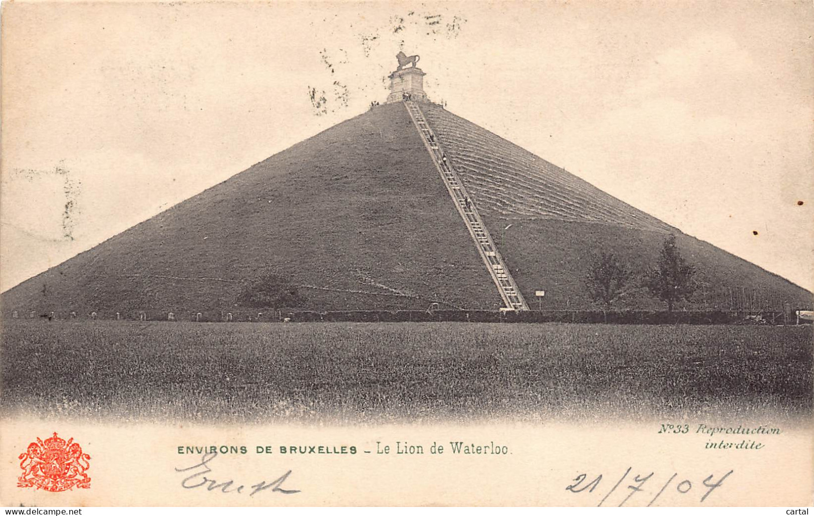 Environs De BRUXELLES - Le Lion De Waterloo - Waterloo