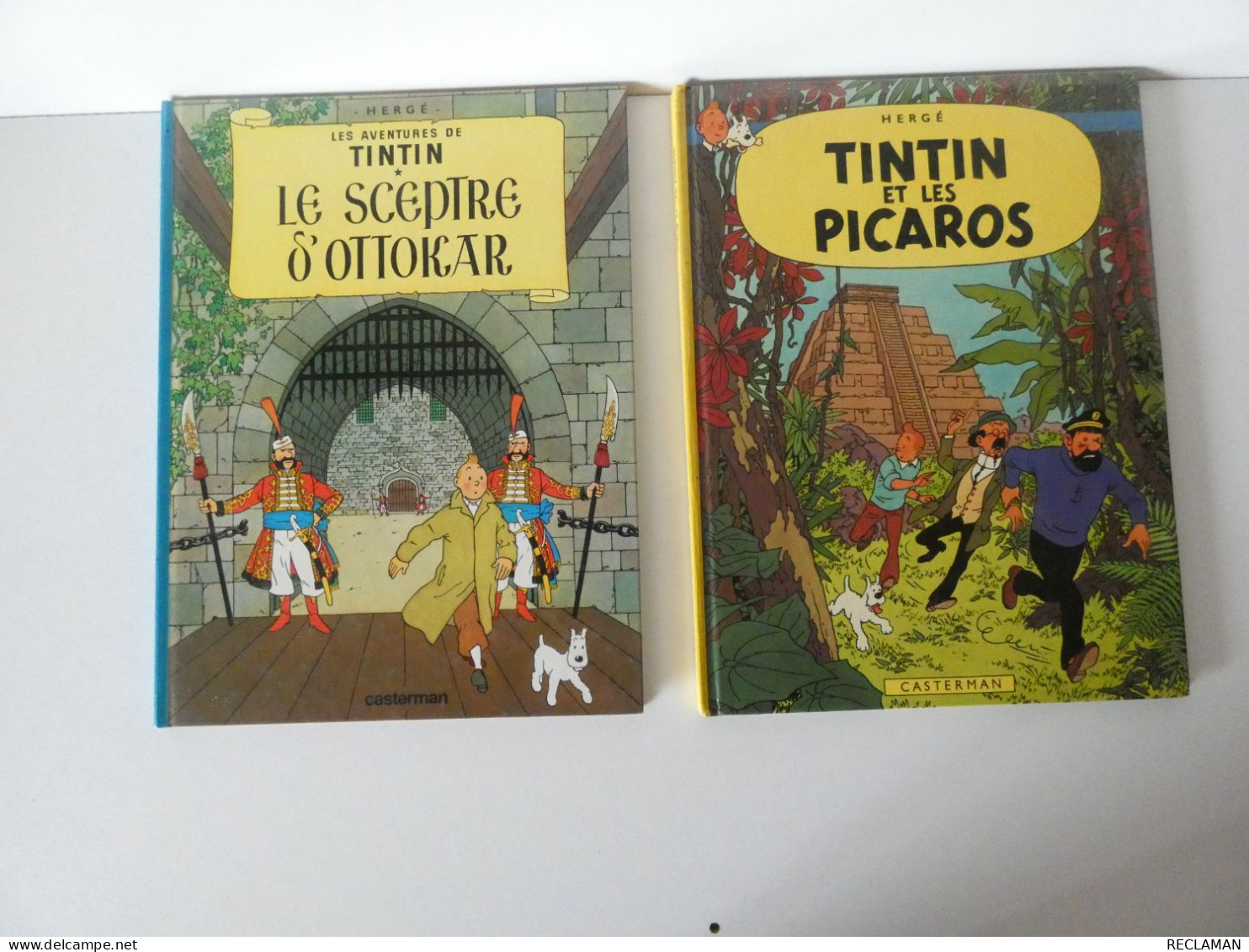 LOT 2 BD TINTN ET LES PICAROS+ LE SCEPTRE D'OTTOKAR - Paquete De Libros