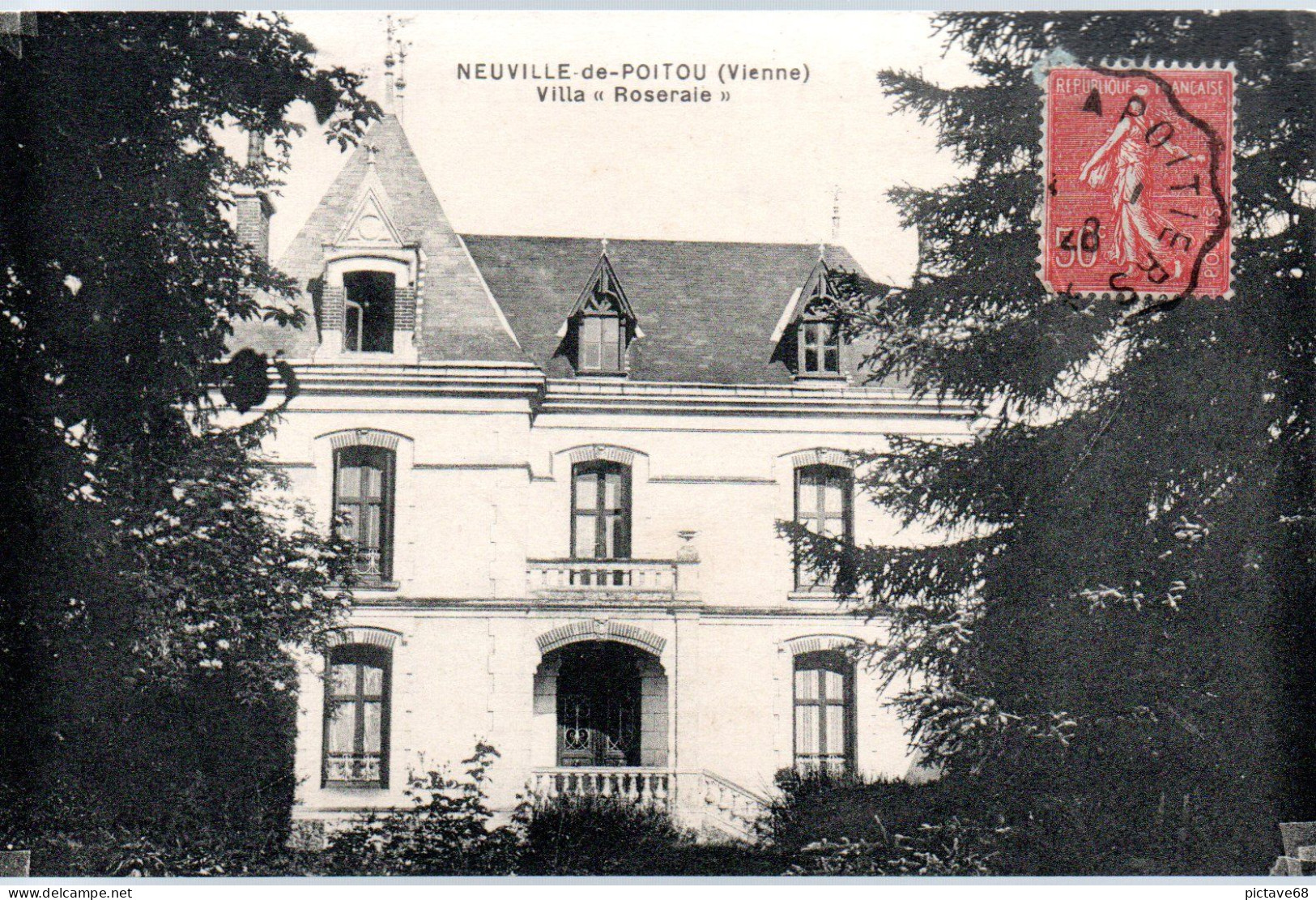 CPA 86 - NEUVILLE DE POITOU - LA VILLA ROSERAIE - Neuville En Poitou