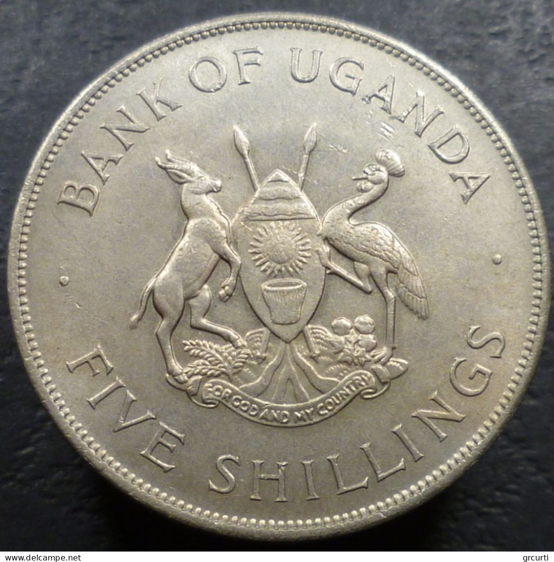 Uganda - 5 Shillings 1968 - F. A. O. - KM# 7 - Oeganda