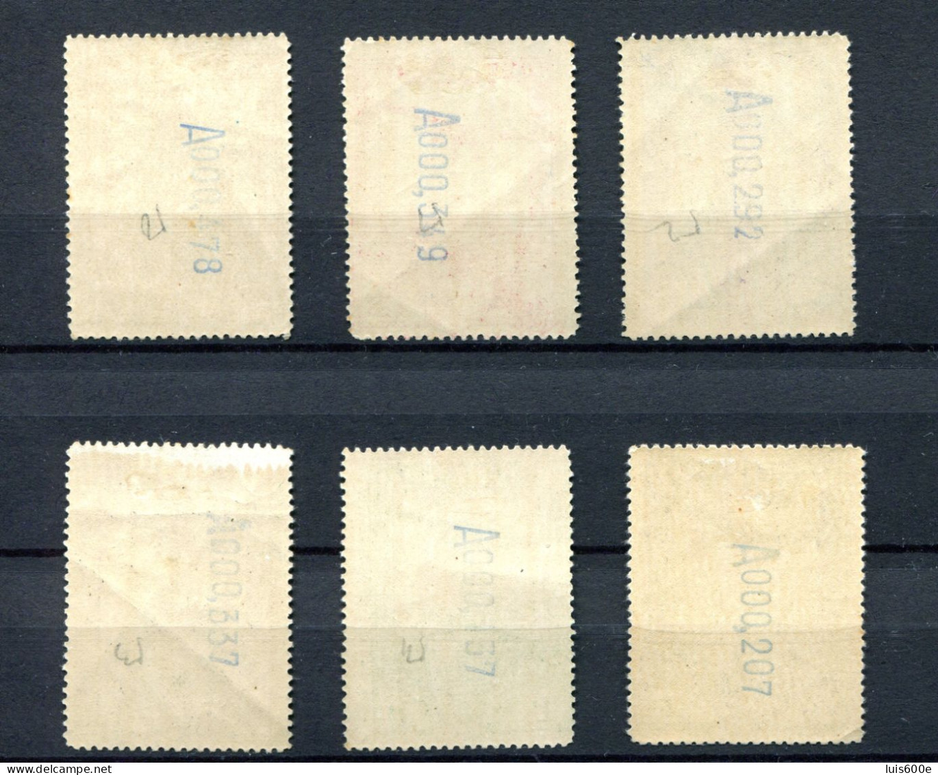 1930.ESPAÑA.EDIFIL 483/88*.NUEVOS CON FIJASELLOS(MH).SERIE AUTENTICA.CATALOGO 160€ - Nuevos