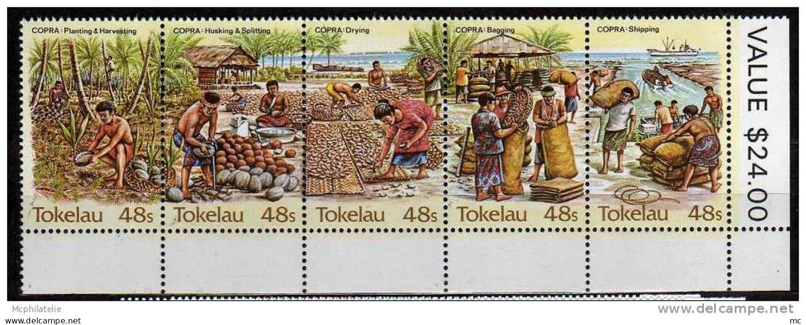 Tokelau Islands N° 103 / 107 ** - Tokelau