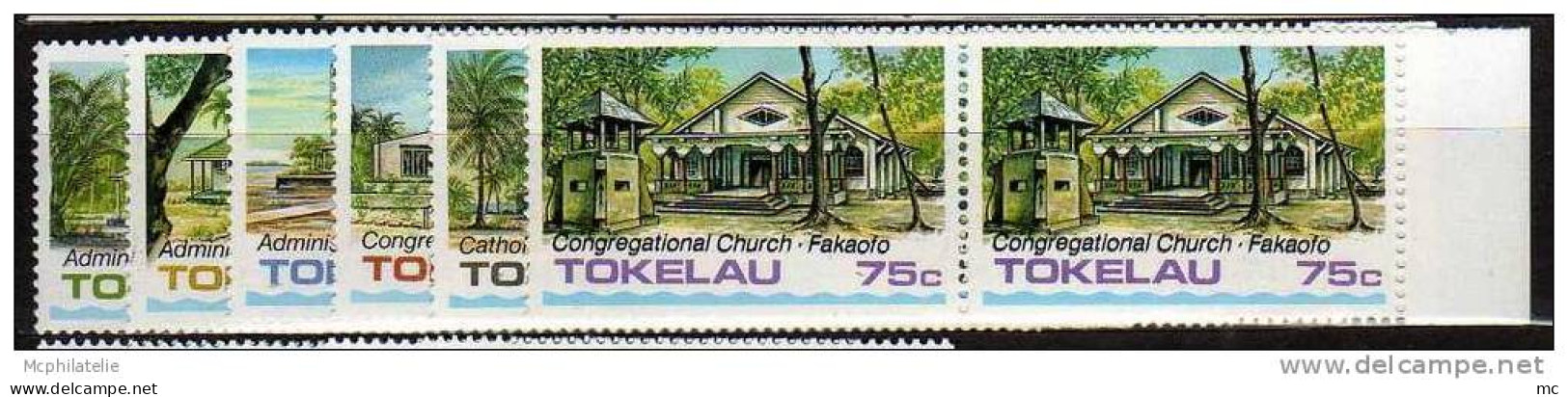 Tokelau Islands N° 124 / 129 ** Paires - Tokelau
