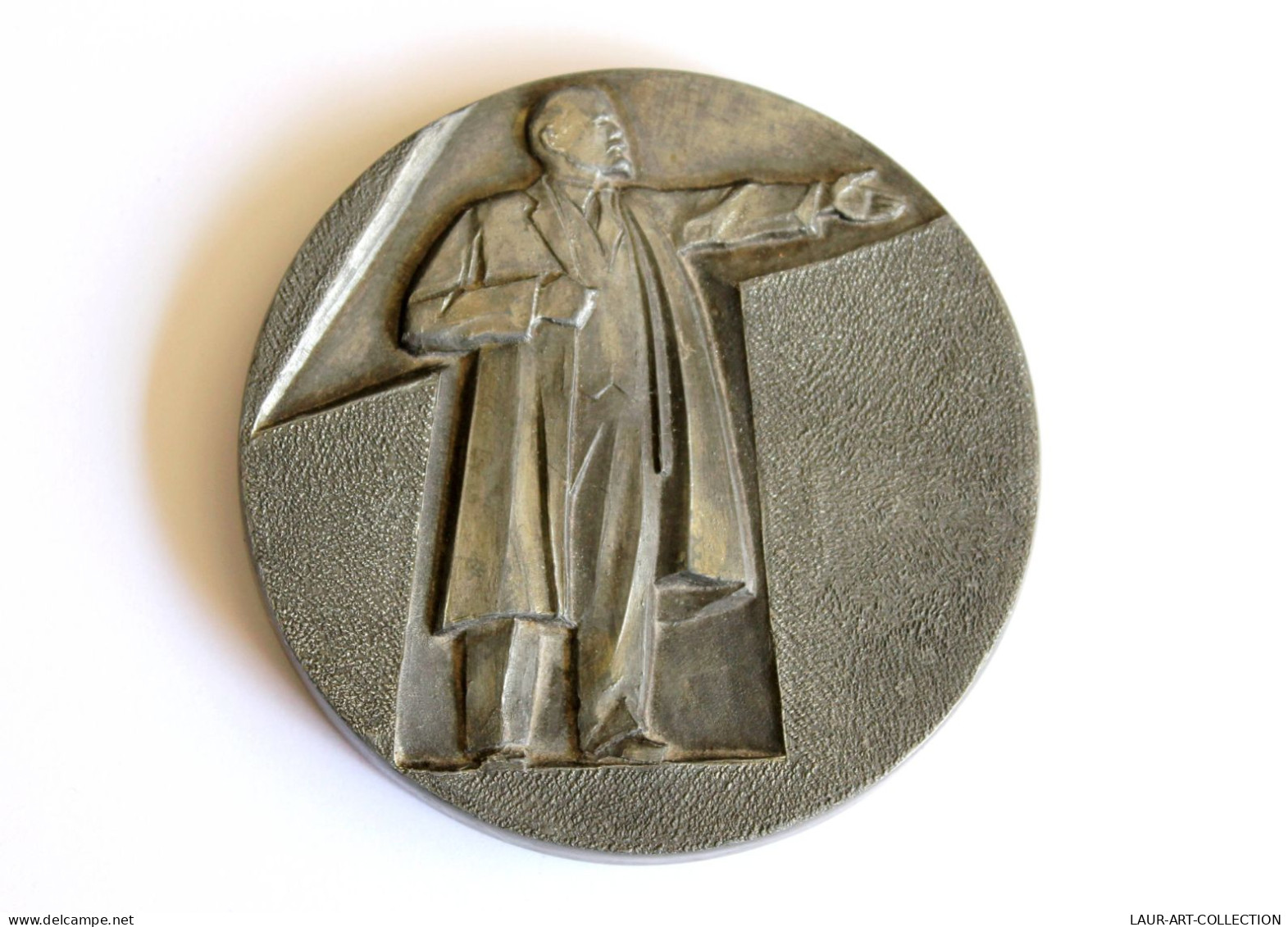 RARE MEDAILLE RUSSE LENINE 1917 PAIX AU PEUPLE POUVOIR AU SOVIETIQUE RUSSIE CCCP / ANTIQUE MEDAL       (1505.15 - Russia