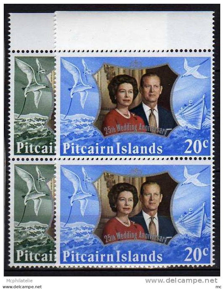 Pitcairn Islands N° 126 / 127 ** Paires - Pitcairn Islands