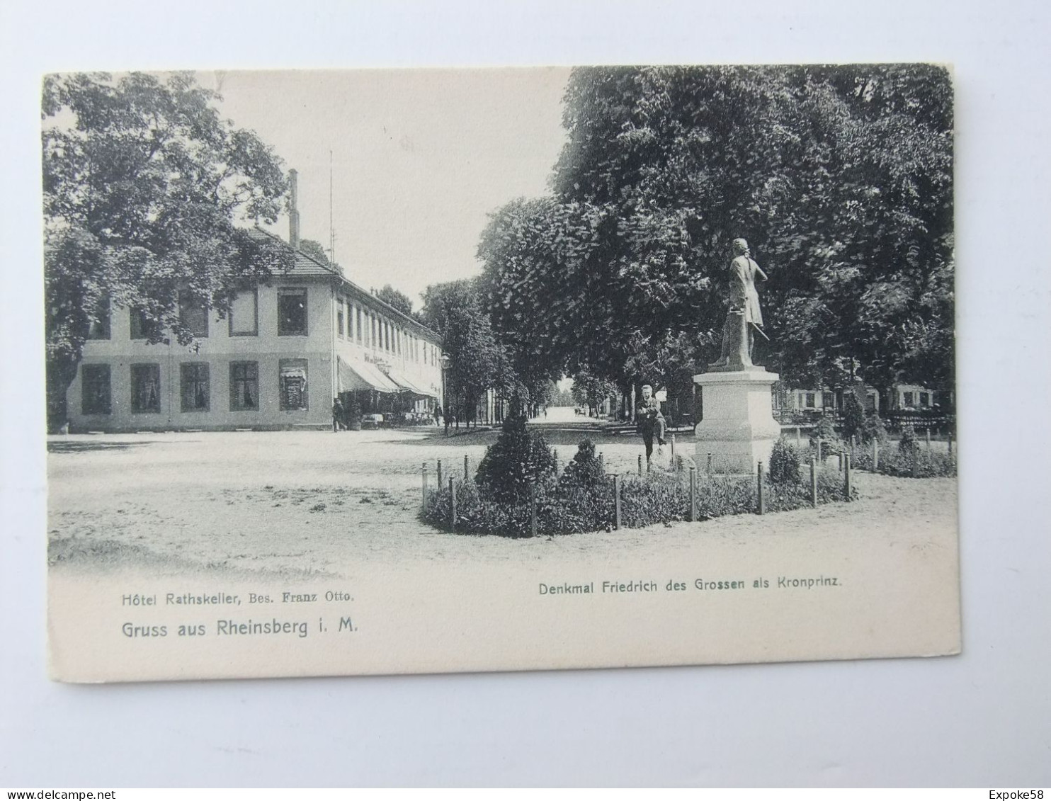 Rheinsberg - Hotel Rathskeller - Denkmal Friedrich Des Grossen - Zechlinerhütte