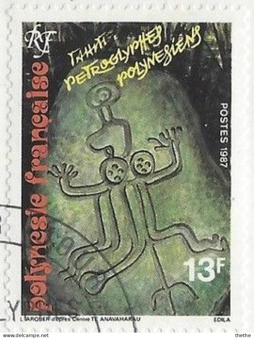POLYNESIE - Pétroglyphes - Used Stamps