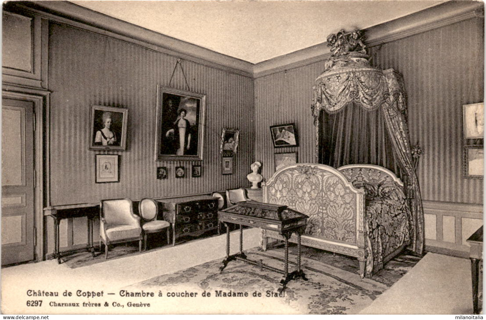Chateau De Coppet - Chambre à Coucher De Madame De Stael (6297) - Coppet