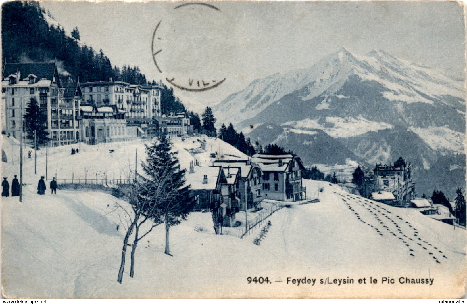 Feydey S/Leysin Et Le Pic Chaussy (9404) * 2. 11. 1908 - Fey