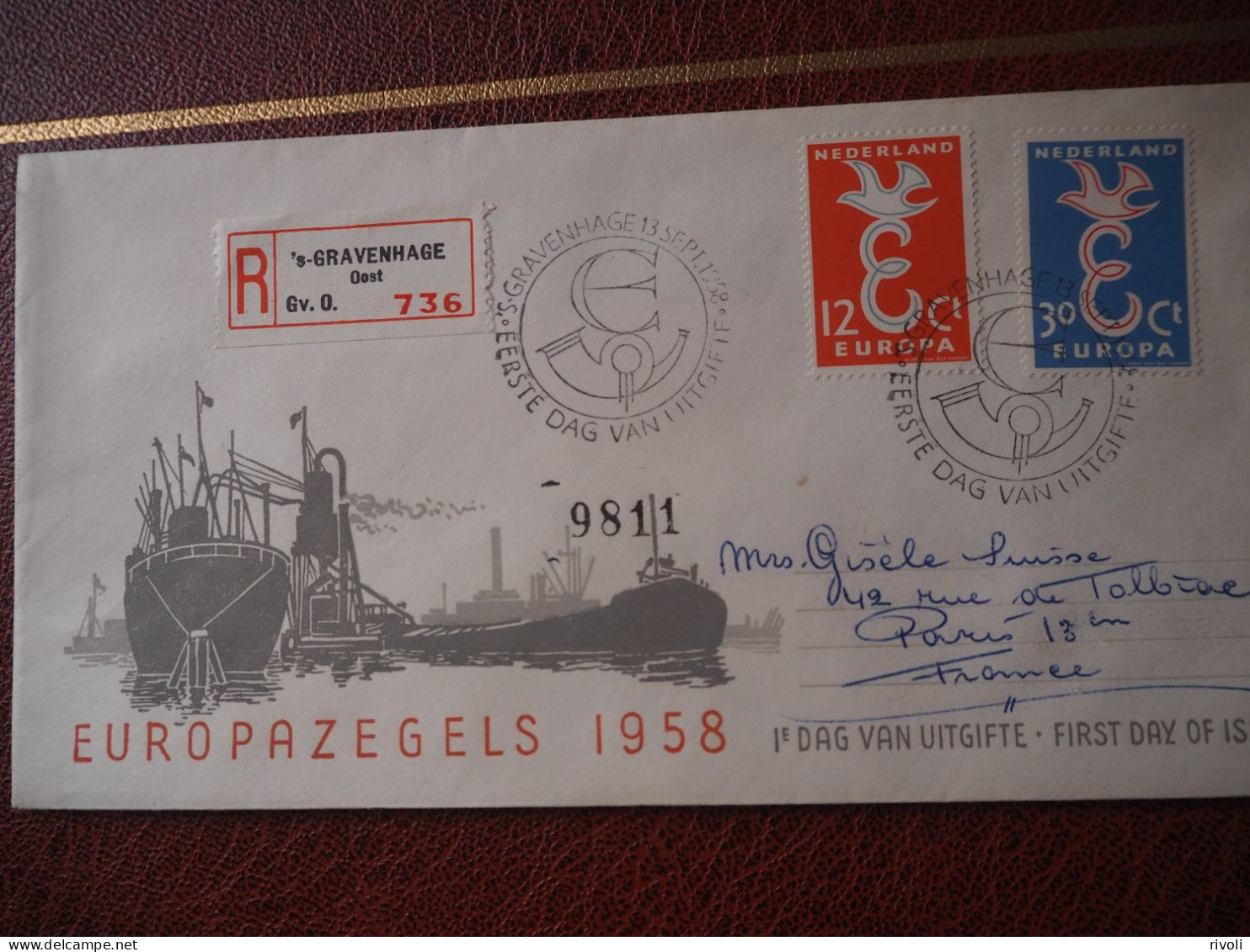 NEDERLAND - PAYS BAS - FDC - Europa CEPT 1958 N° 691-692 - 1958
