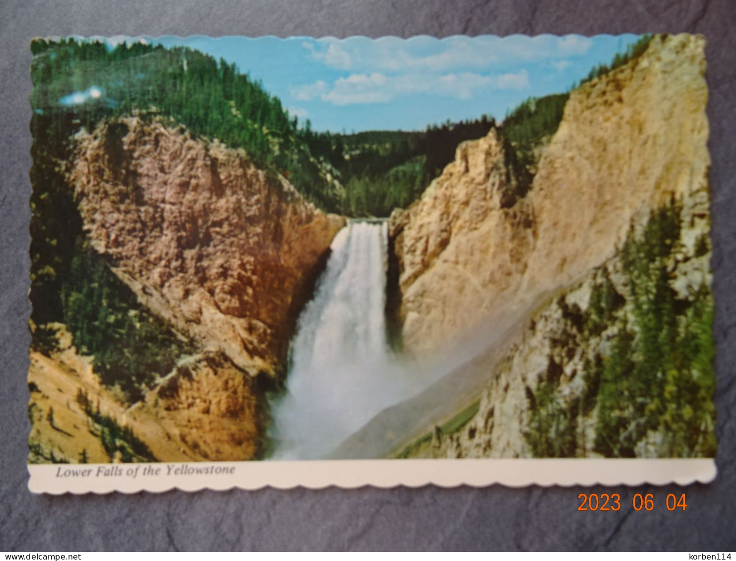 LOWER FALLS OF THE YELLOWSTONE - Yellowstone