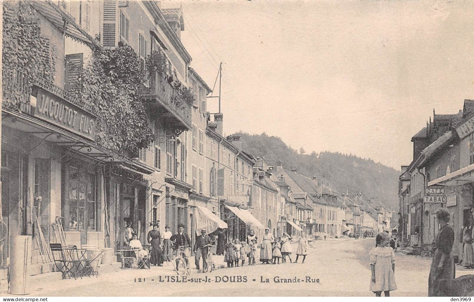 L'ISLE-sur-le-DOUBS (Doubs) - La Grande Rue - Maison Jacoutot Fils - Isle Sur Le Doubs