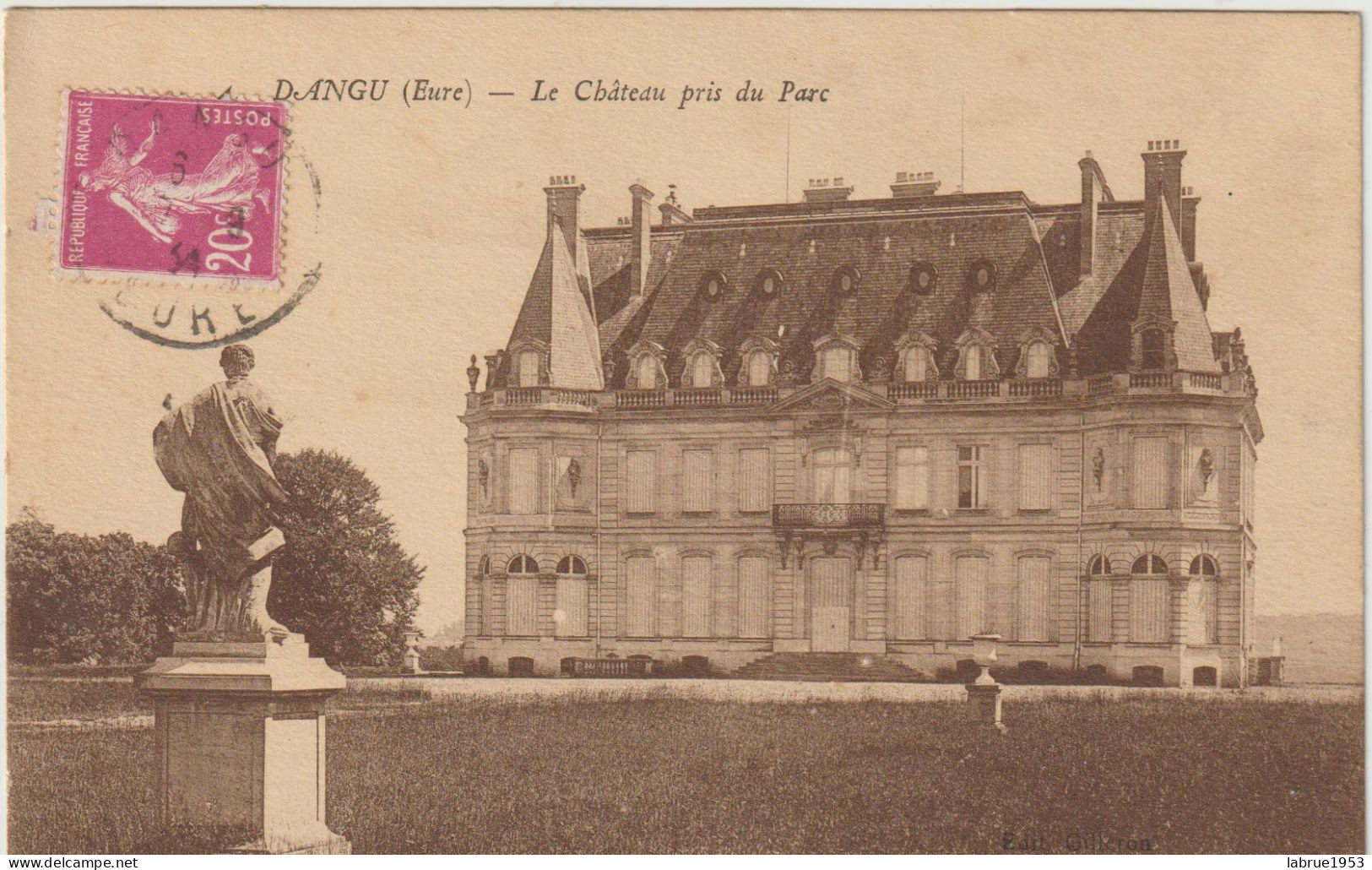 Dangu -Le Château Pris Du Parc   (F.9821) - Dangu