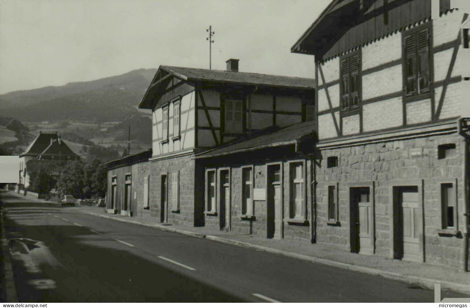 68 - Reproduction "La Vie Du Rail" - LAPOUTROIE La Gare - On Y Joint La Reproduction Du Même Endroit Plus Récemment - Lapoutroie