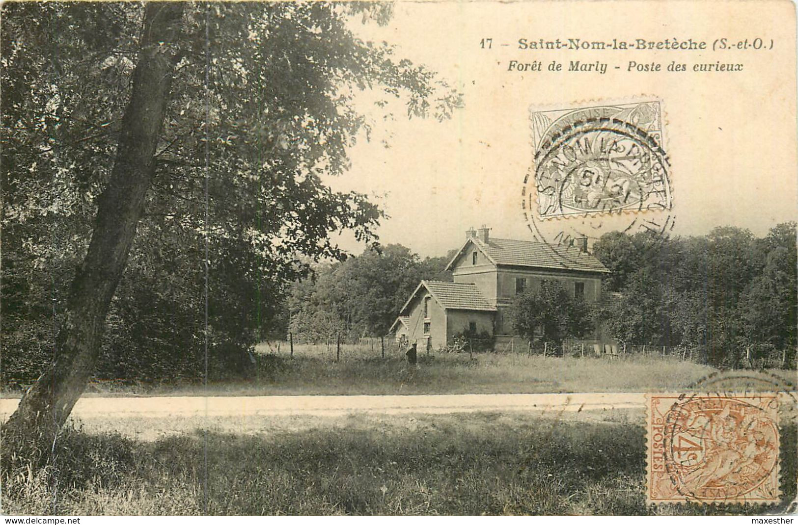 SAINT NOM LA BRETÊCHE Forêt De Marly, Poste Des Curieux - St. Nom La Breteche