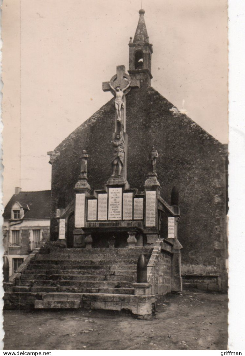 SAINT JEAN DE BREVELAY LE MONUMENT AUX MORTS CPSM 9X14 TBE - Saint Jean Brevelay