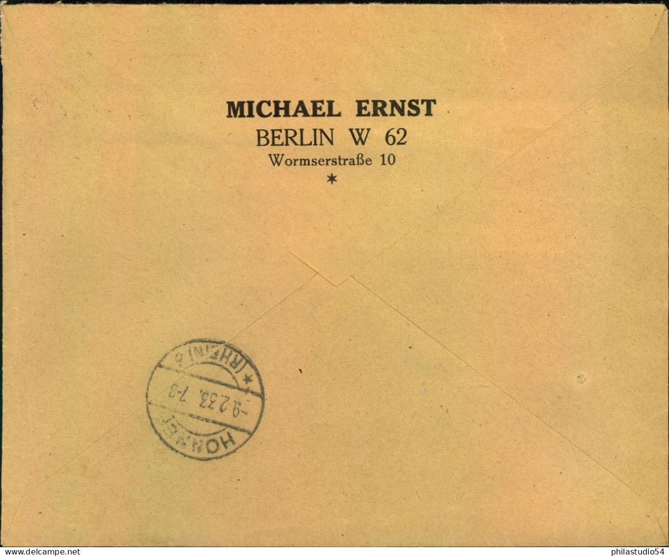 1933, 25 Pf. Nothilfe Mit Zusatz Auf Einschreiben Ab BERLIN 30 - Covers & Documents