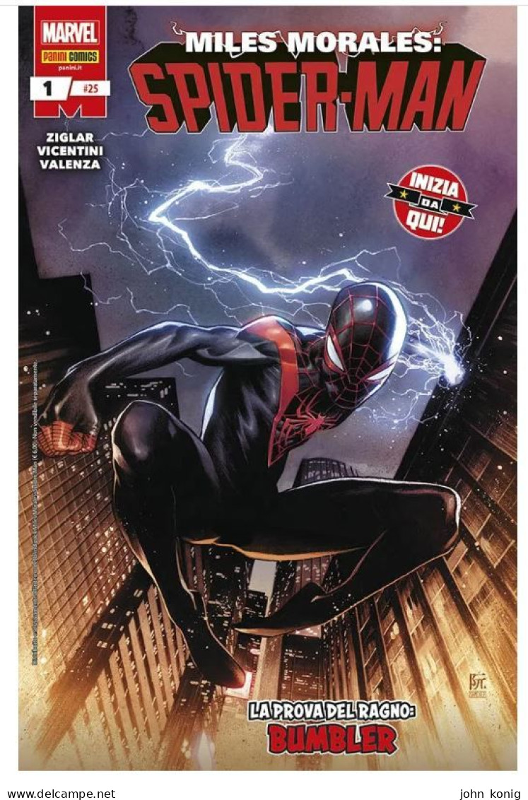 PANINI - MARVEL ITALIA - ALBO DI SPIDERMAN N.1 MILES MORALES (REGULAR COVER) 2023 - Spider Man