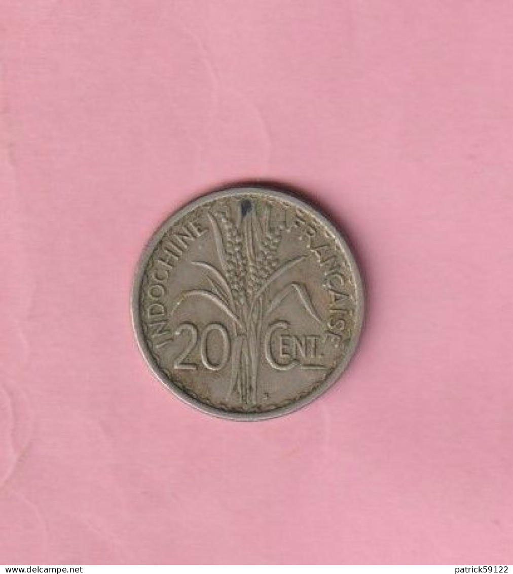 FRANCE -  20 CENT / CENTIMES - INDOCHINE FRANCAISE 1941 - - Indochine