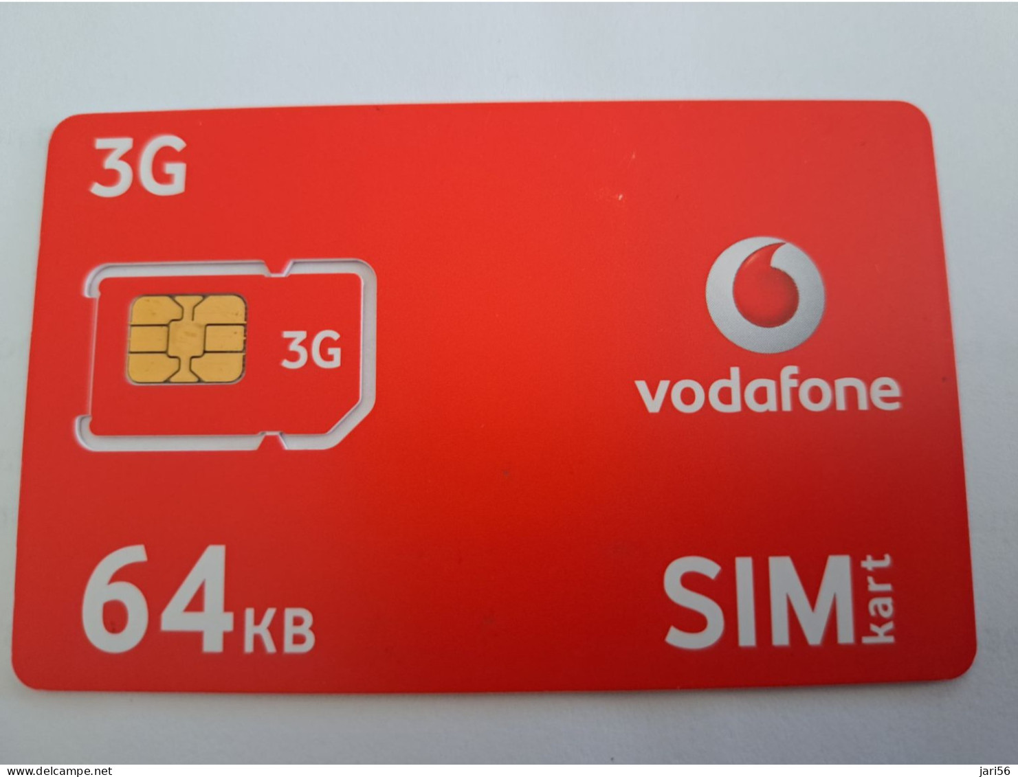 TURKIJE CHIPCARD /SIM GSM/ VODAFONE 64KB /3G        PERFECT MINT  CONDITION   **13566** - Turkey