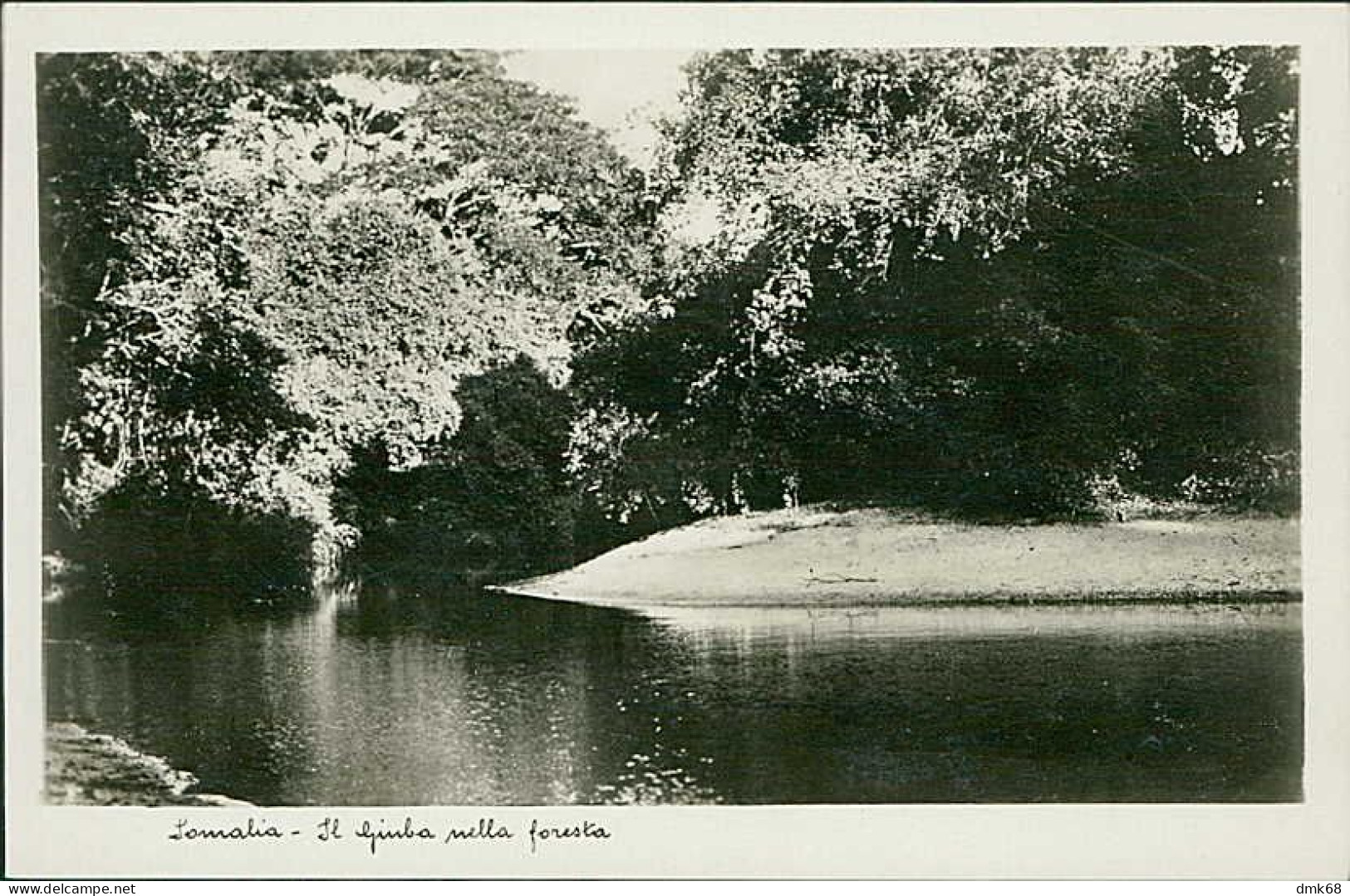 SOMALIA  - JUBBA RIVER IN THE FOREST  - EDIT TRALDI - 1930s  (11943) - Somalie