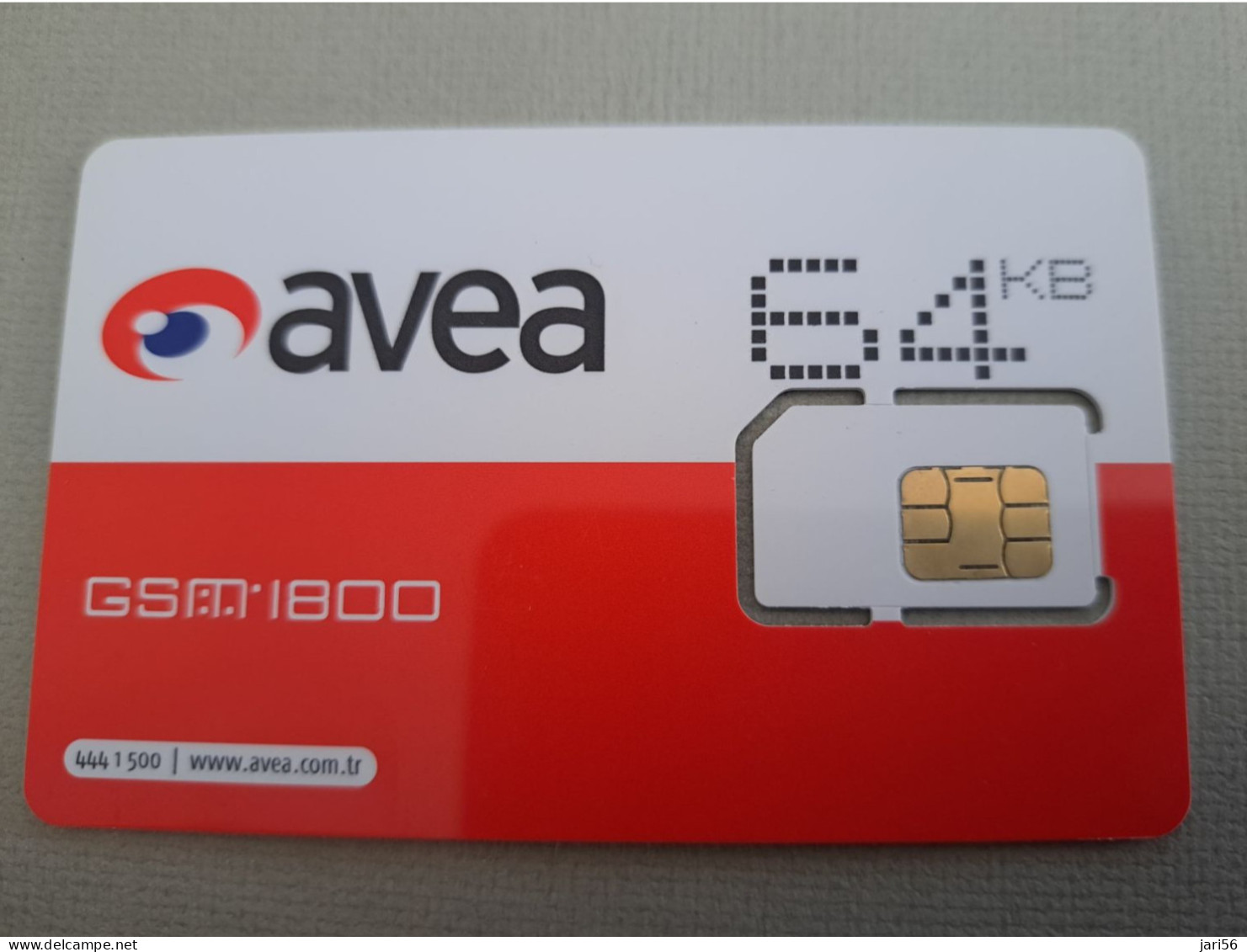 TURKIJE CHIPCARD /SIM GSM/   AVEA 64KB / GSM 1800    PERFECT MINT  CONDITION   **13569** - Turquie