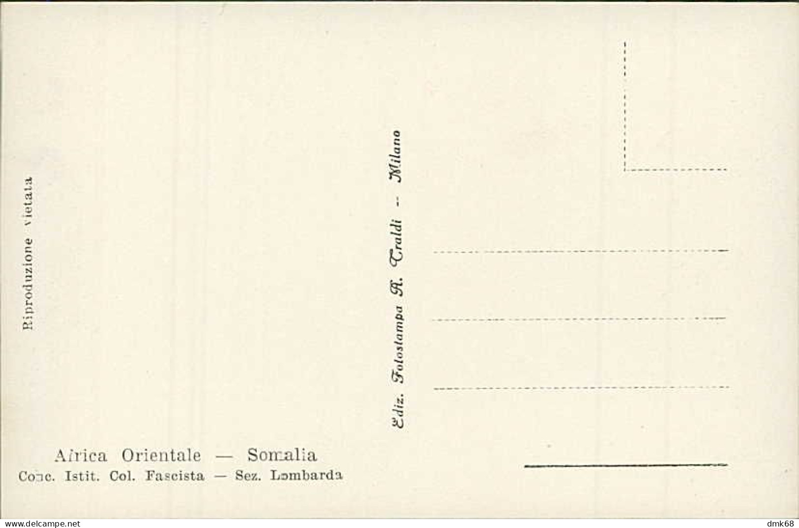 SOMALIA  - CARRYNG BANANAS - EDIT TRALDI - 1930s  (11945) - Somalie