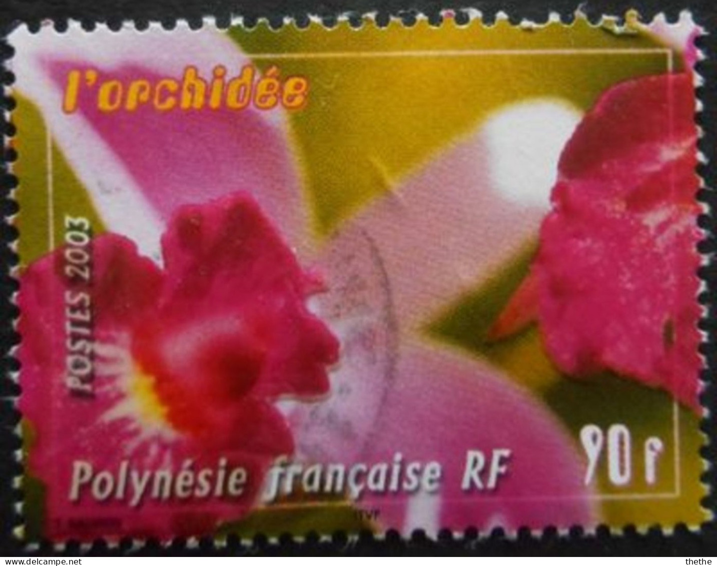 POLYNESIE - Orchidée - Used Stamps