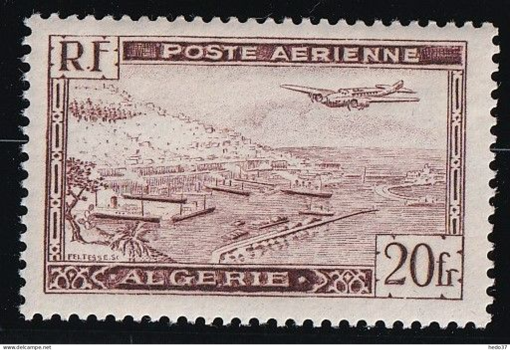 Algérie Poste Aérienne N°4A - Type II - Neuf ** Sans Charnière - TB - Posta Aerea