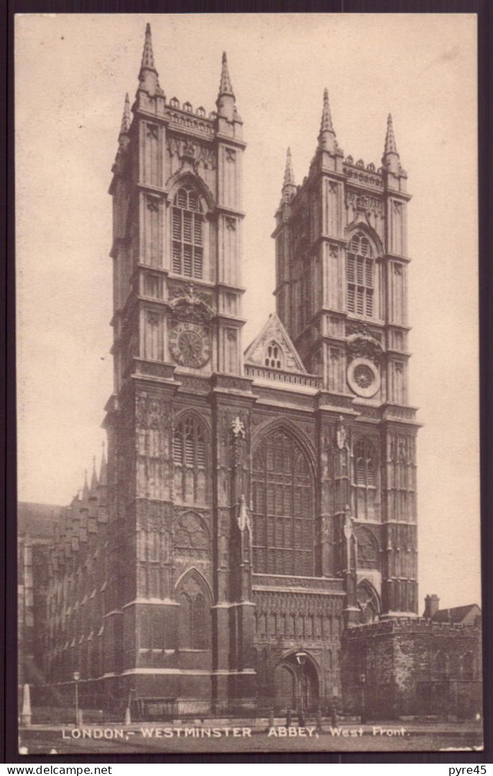 GRANDE BRETAGNE LONDON WESTMINSTER ABBEY WEST FRONT - Westminster Abbey