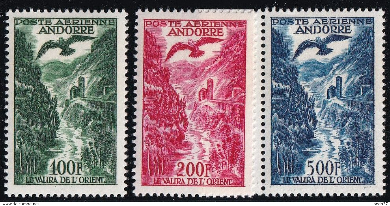 Andorre Poste Aérienne N°2/4 - Neuf ** Sans Charnière - TB - Posta Aerea