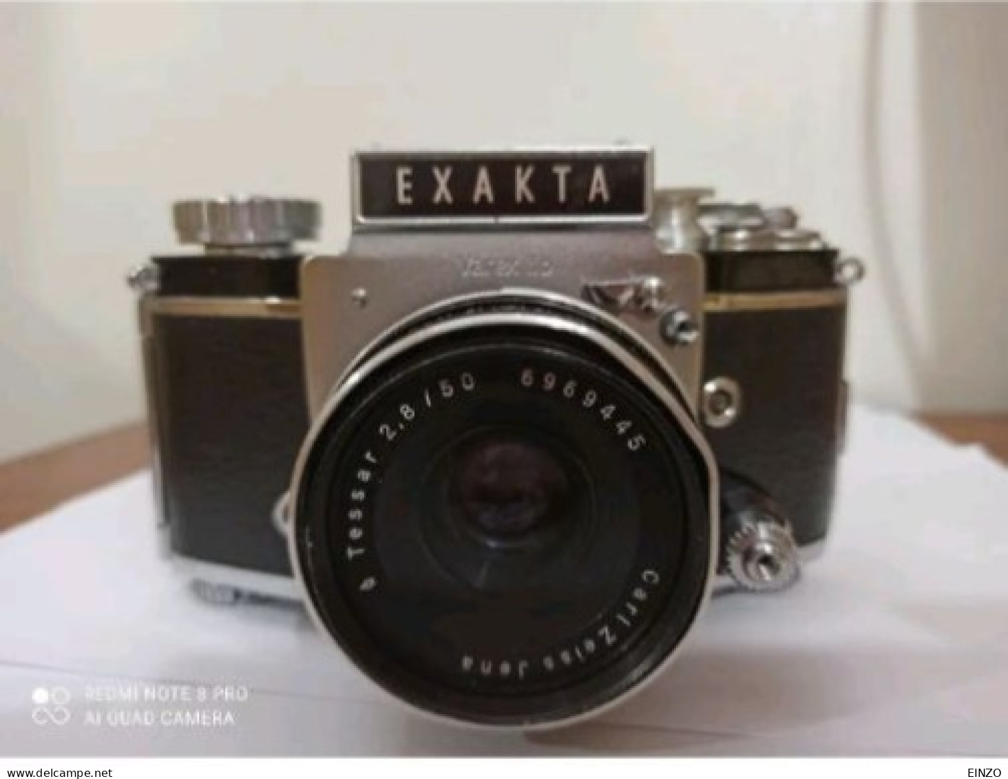 Vintage 1967 EXAKTA VX LLA DE 35MM Carl Zeiss Jena Lens - ihagee dresden