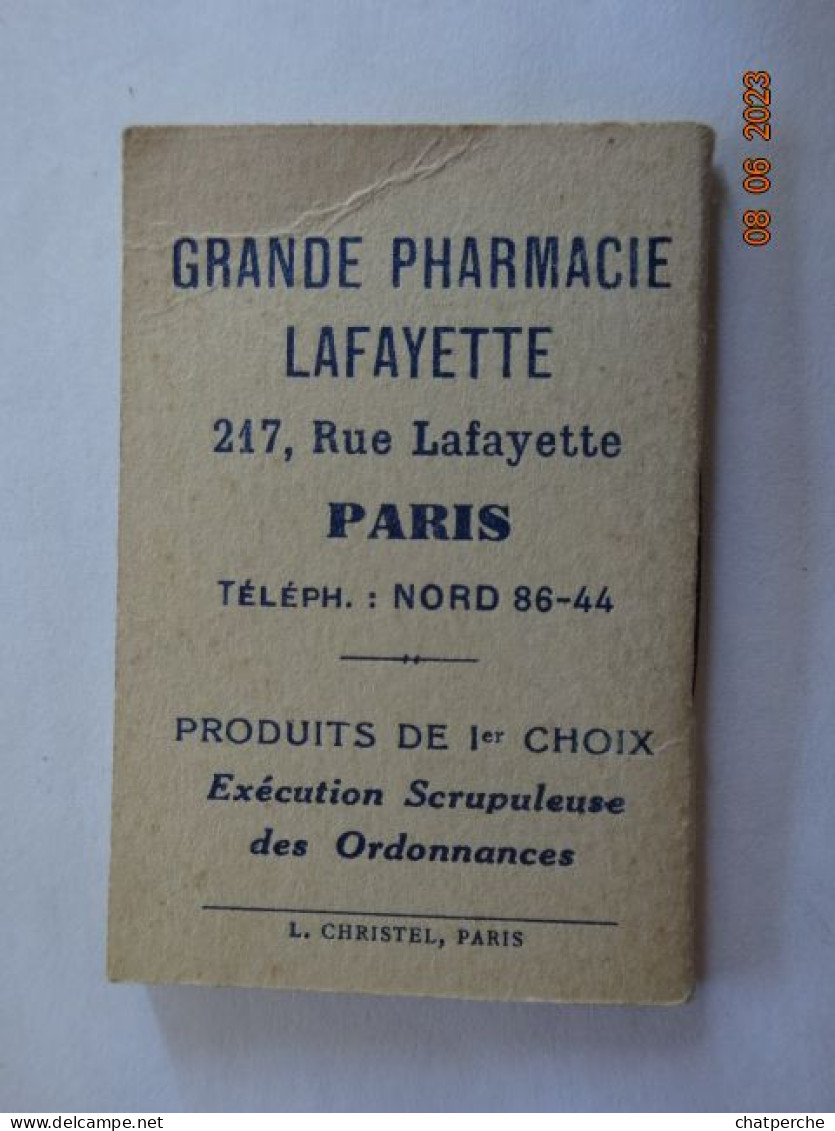 CALENDRIER ANNEE 1936 PAYSAGE PUBLICITE GRANDE PHARMACIE A PARIS - Petit Format : 1921-40