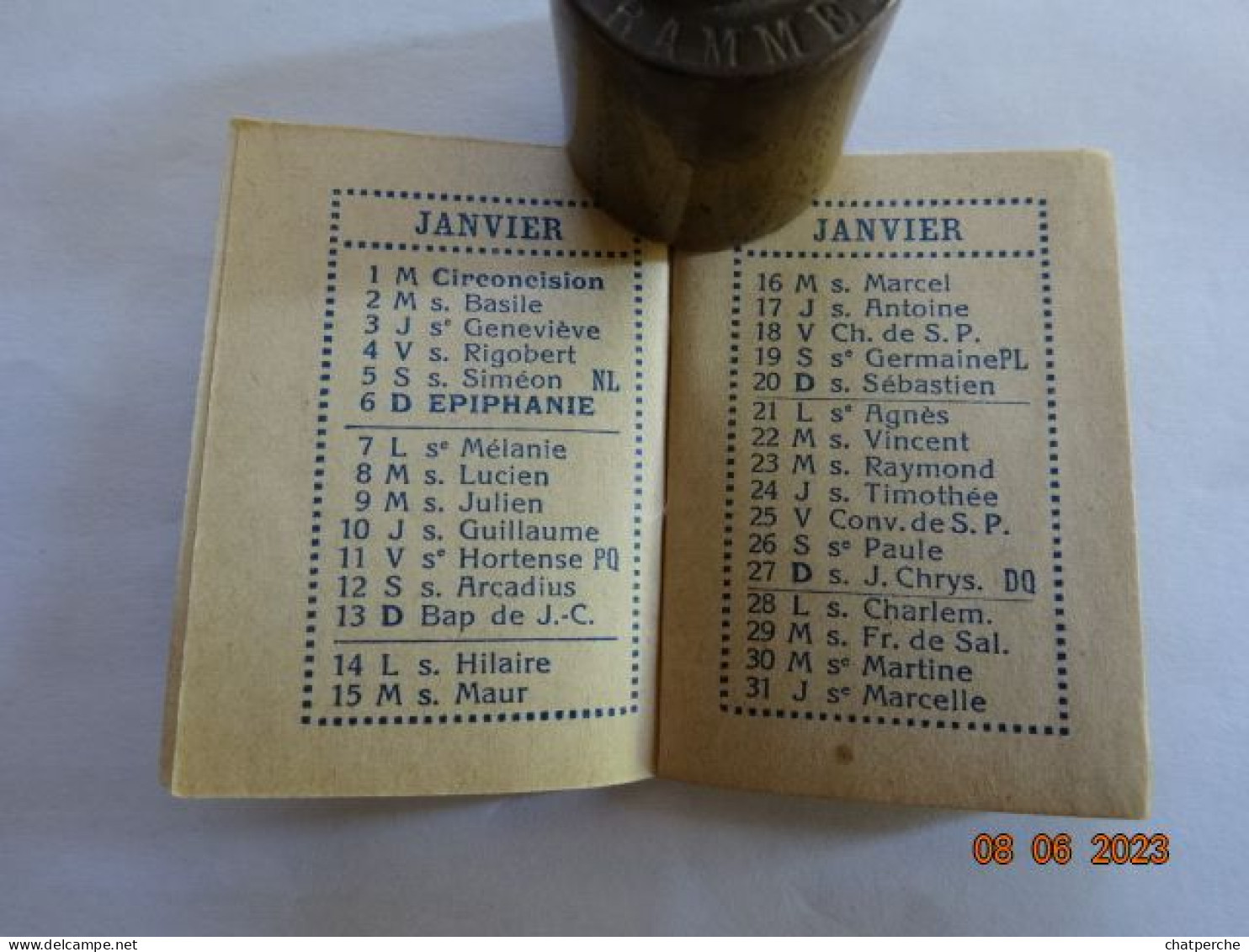 CALENDRIER ANNEE 1935 ENFANT AVEC SA MERE  PUBLICITE GRANDE PHARMACIE A PARIS - Petit Format : 1921-40