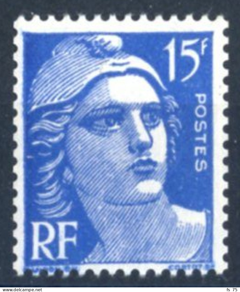 FRANCE - N°886d 15F BLEU GANDON TIMBRE DE ROULETTE CHARNIERE * - Unused Stamps