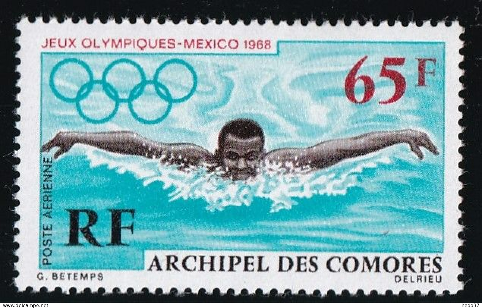 Comores Poste Aérienne N°25 - Neuf ** Sans Charnière - TB - Airmail