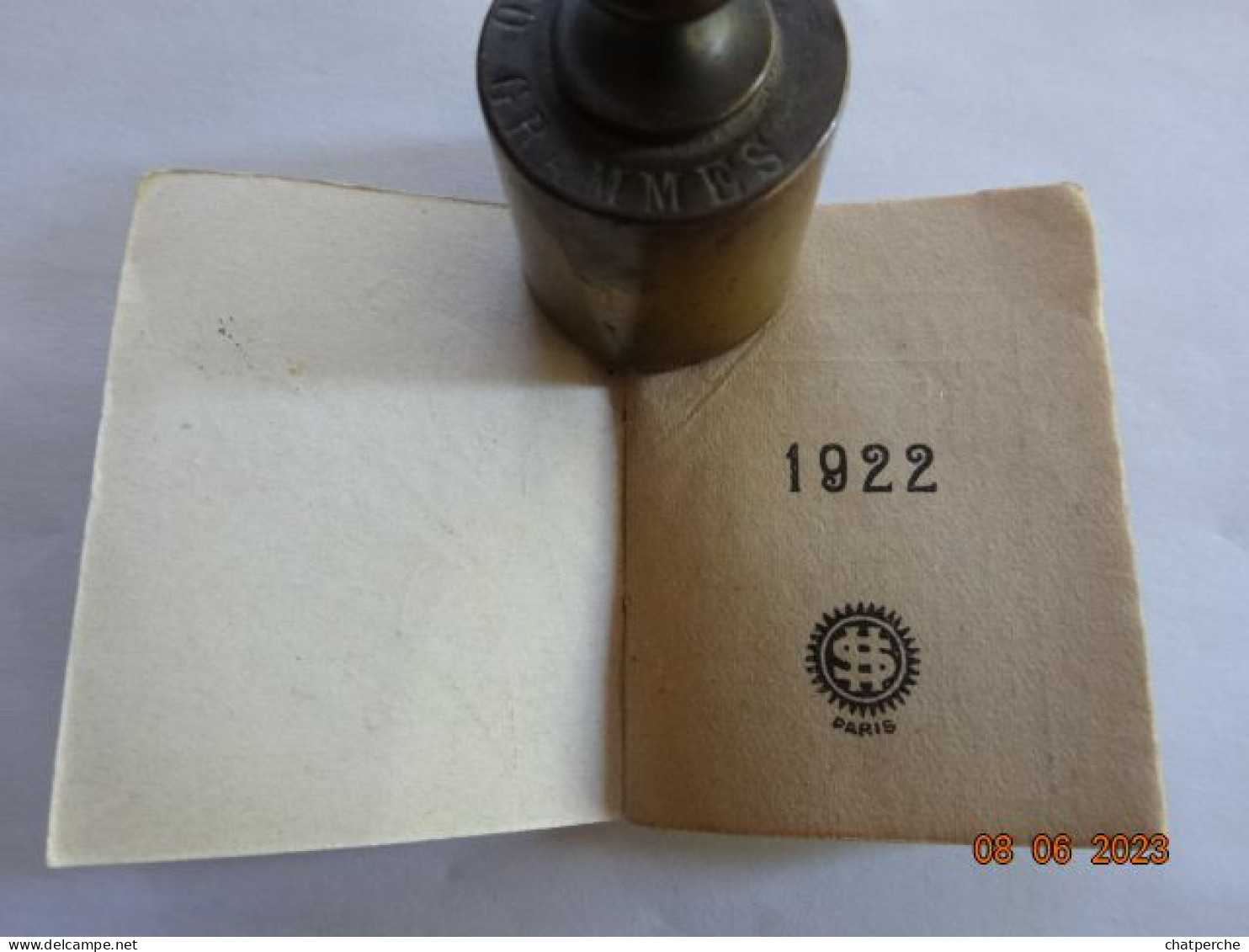 CALENDRIER ANNEE 1922 PAYSAGE BOUQUET FLEURS PUBLICITE PHARMACIE DES DEUX-MONDES PARIS - Petit Format : 1921-40