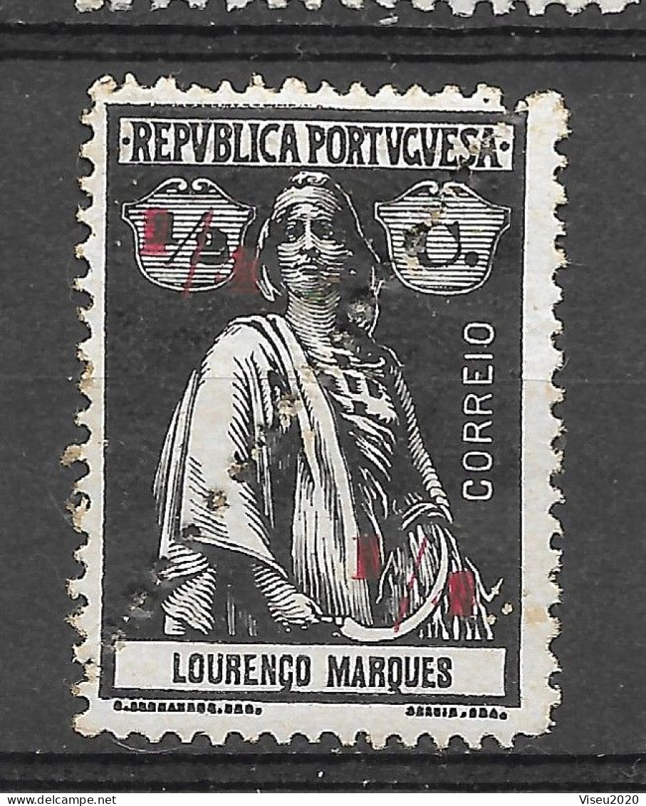Moçambique Lourenço Marques 1915 -  D. Carlos I, Com Sobrecarga E Perfuração Em Diagonal - Afinsa 143-144 Set Completo - Lourenzo Marques