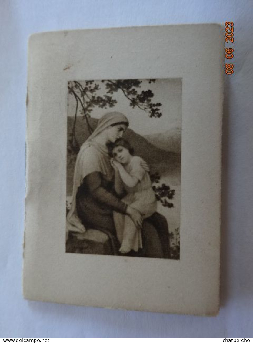 CALENDRIER ANNEE 1937 LA VIERGE  A L'ENFANT - Petit Format : 1921-40