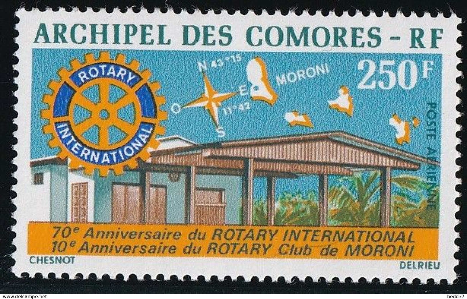 Comores Poste Aérienne N°66 - Neuf ** Sans Charnière - TB - Aéreo