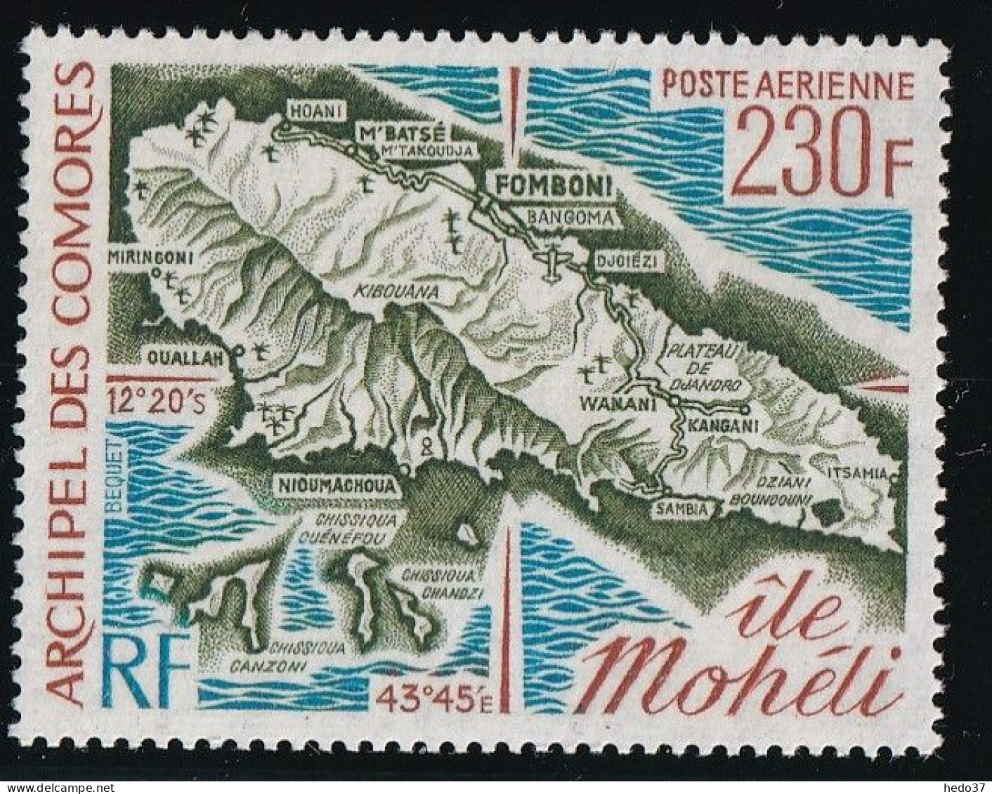Comores Poste Aérienne N°67 - Neuf ** Sans Charnière - TB - Aéreo